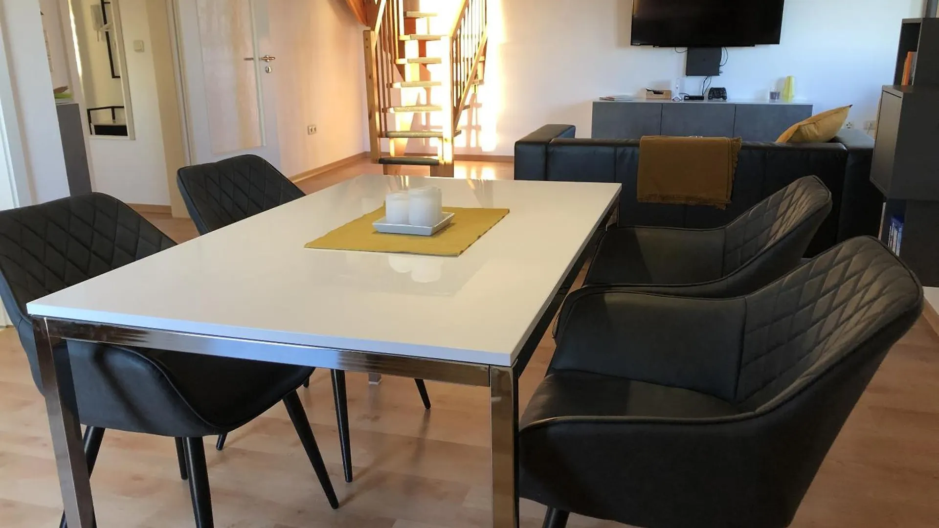 Апартаменты Wohnung Am Kreuzberg Fuer 4 Personen Medlingen